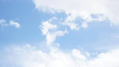 Clear blue sky with some cloud Stock Photos