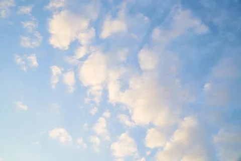 Clear blue sky with some cloud Stock Photos