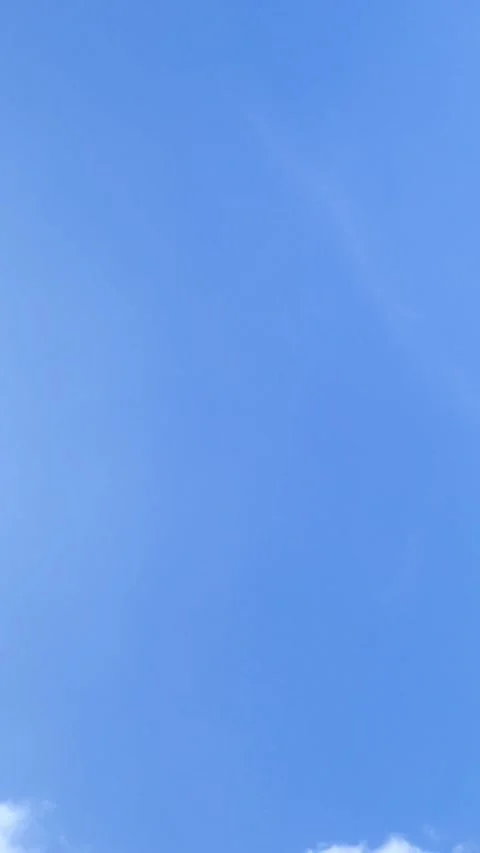 Clear Blue Sky with White Cloud. Stock Footage 289434782