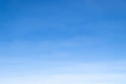 Clear blue sky with white cloud background Foto stock