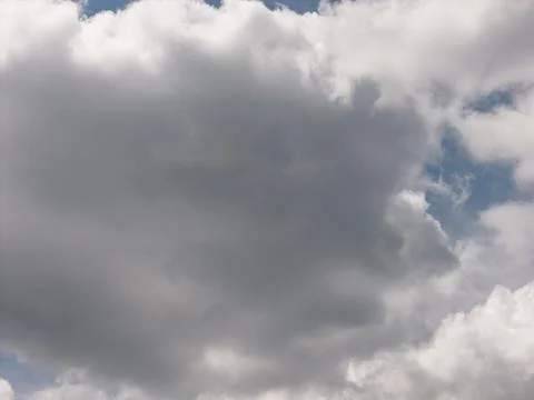 Clear blue sky with white clouds Stock Photos
