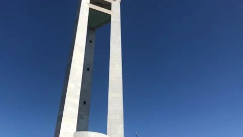 Clear blue sky without any clouds Stock Footage 197091088