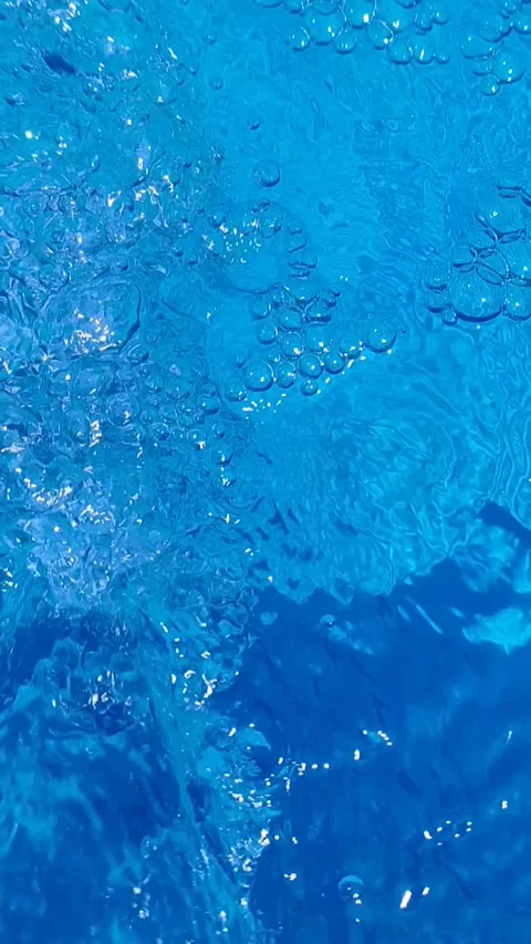 Clear Blue Water Wave Pattern Video Stock Footage 337743537