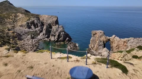 Clear blue waters Video stock 267010823