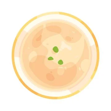Clear broth Stock Illustration