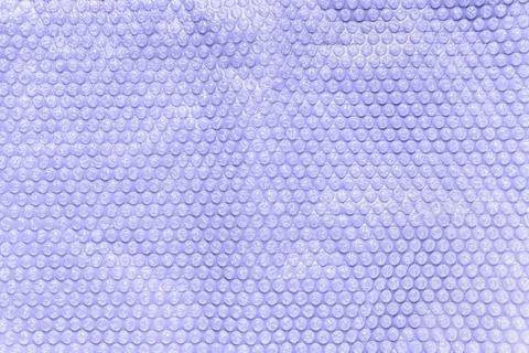 Clear bubble foil for wrapping, texture background, toned in trendy color of the Stock Photos