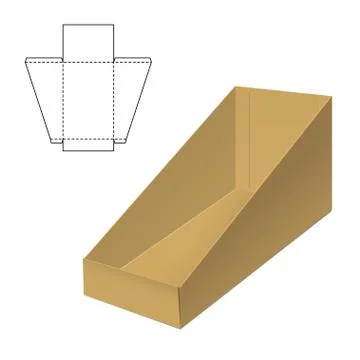 Clear Carton Box Stock Illustration