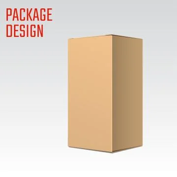 Clear Carton Box Stock Illustration