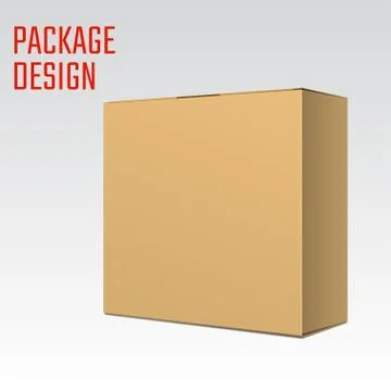 Clear Carton Box Stock Illustration