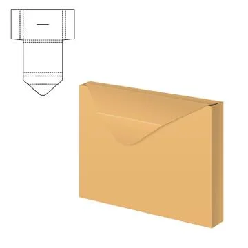 Clear Carton Box Stock Illustration