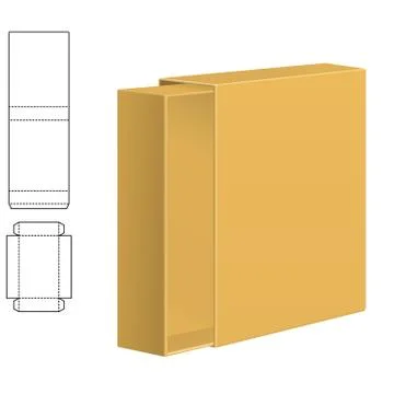 Clear Carton Box Stock Illustration