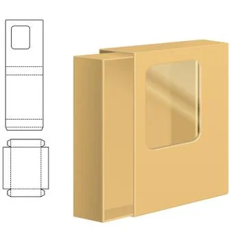 Clear Carton Box Stock Illustration