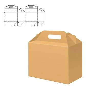 Clear Carton Box Stock Illustration