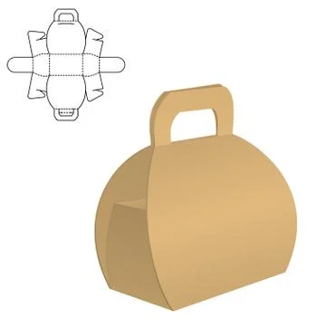 Clear Carton Box Stock Illustration