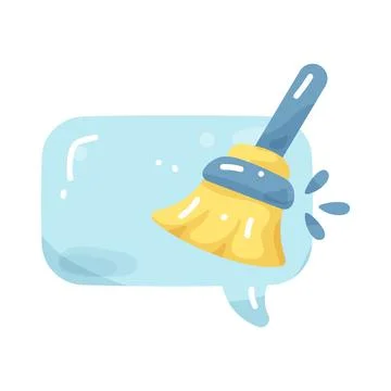 Clear chat 库存插图