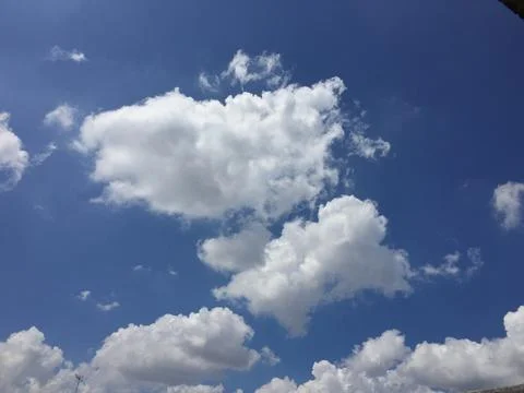 Clear cloud view Stock Photos