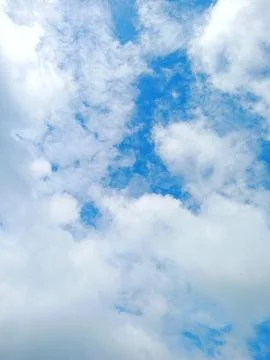 Clear cloudy sky during the day Stock Photos