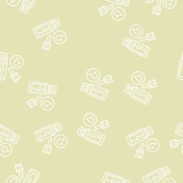 Clear coating line seamless pattern Stock Illustration