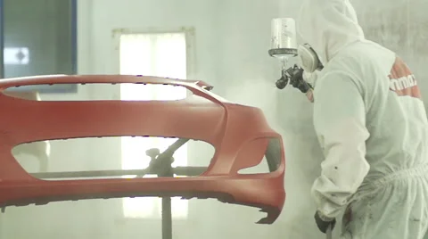 Clear Coating Slow Motion Stock Footage 50730599