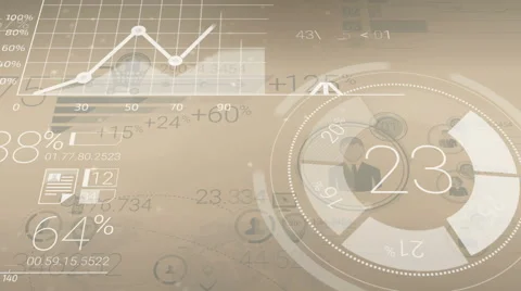 Clear Corporate Background With Abstract Elements Of Infographics Stock Footage 67257111