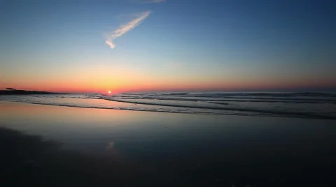 Clear day forecast for Cherry Grove Beach Stock Footage 49230041