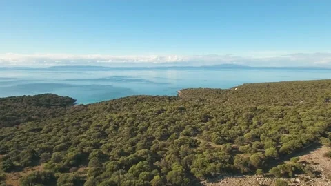 A clear day in paradise Stock Footage 144848894