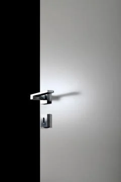 Clear door open a Stock Photos