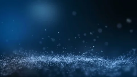 Clear drop water background, a drop of water float and fly in space. Video stock 79288539