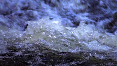 Clear foaming water Stock Footage 168906948