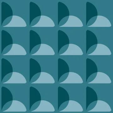 Clear geometric forms. Abstract vector seamless pattern. Stock Illustration