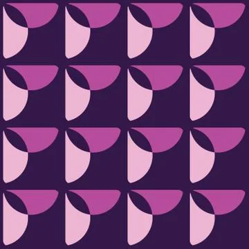 Clear geometric forms. Abstract vector seamless pattern. Stock Illustration