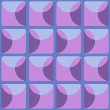 Clear geometric forms. Abstract vector seamless pattern. Stock Illustration