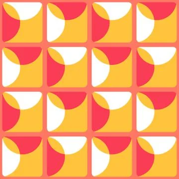 Clear geometric forms. Abstract vector seamless pattern. Stock Illustration