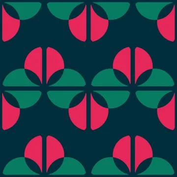 Clear geometric forms. Abstract vector seamless pattern. Stock Illustration