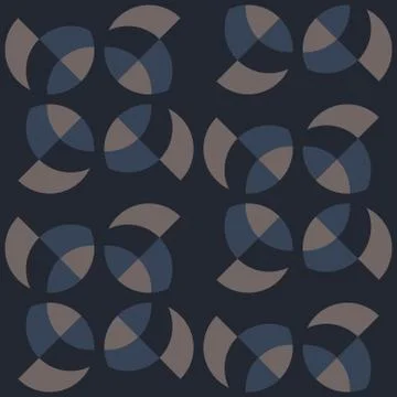 Clear geometric forms. Abstract vector seamless pattern. Stock Illustration