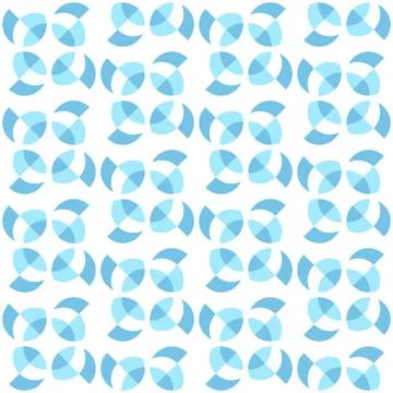 Clear geometric forms. Abstract vector seamless pattern. Illustrazione stock