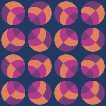 Clear geometric forms. Abstract vector seamless pattern. Stock Illustration