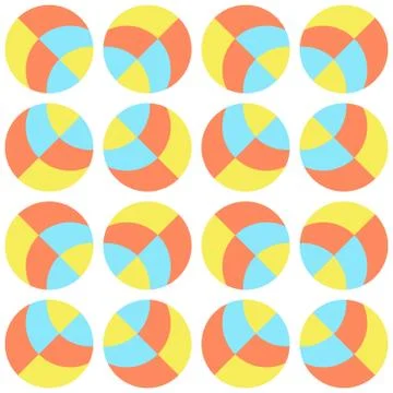 Clear geometric forms. Abstract vector seamless pattern. Stock Illustration