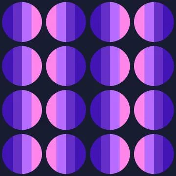 Clear geometric forms. Abstract vector seamless pattern. Stock Illustration