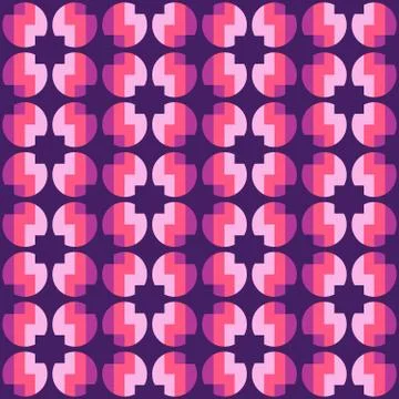 Clear geometric forms. Abstract vector seamless pattern. Illustrazione stock