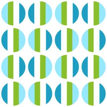 Clear geometric forms. Abstract vector seamless pattern. Stock Illustration