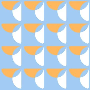 Clear geometric forms. Abstract vector seamless pattern. Stock Illustration