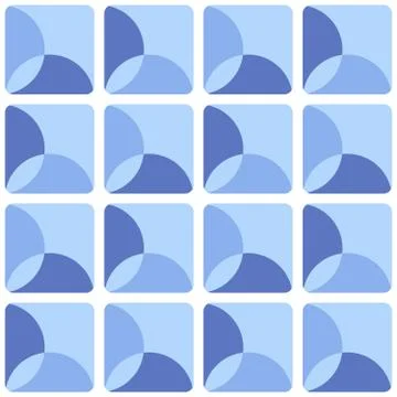 Clear geometric forms. Abstract vector seamless pattern. Stock Illustration