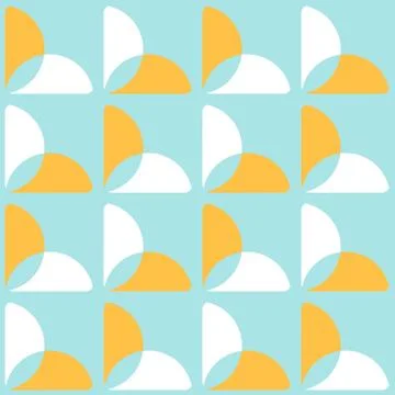 Clear geometric forms. Abstract vector seamless pattern. Stock Illustration