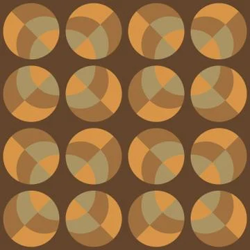 Clear geometric forms. Abstract vector seamless pattern. Stock Illustration