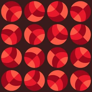 Clear geometric forms. Abstract vector seamless pattern. Stock Illustration