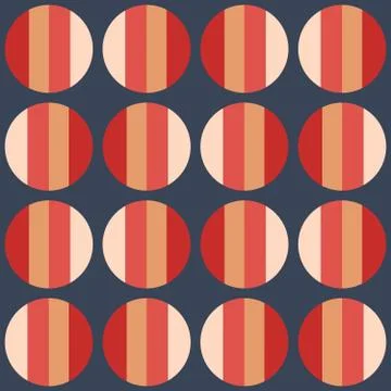 Clear geometric forms. Abstract vector seamless pattern. Illustrazione stock