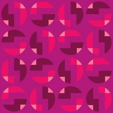 Clear geometric forms. Abstract vector seamless pattern. Stock Illustration