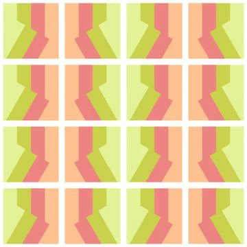 Clear geometric forms. Abstract vector seamless pattern. Stock Illustration