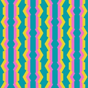 Clear geometric forms. Abstract vector seamless pattern. Stock Illustration